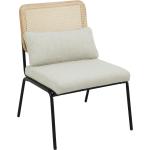 Cremefarbene Moderne Loungestühle Pulverbeschichtete aus Stoff Breite 50-100cm, Höhe 50-100cm, Tiefe 50-100cm 