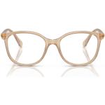 Braune Swarovski Vollrand Brillen aus Kunststoff für Herren 