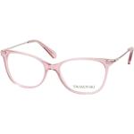 Rosa Swarovski Runde Panto-Brillen aus Kunststoff für Damen 