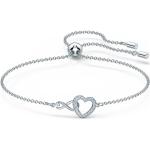 Silberne Swarovski Infinity Armbänder & Unendlich Armbänder aus Silber für Damen 