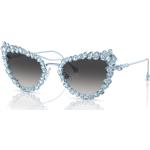 Reduzierte Blaue Swarovski Damensonnenbrillen 