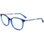 Blaue Swarovski Damenbrillengestelle aus Acetat 