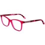 Rote Swarovski Kunststoffbrillengestelle für Damen 