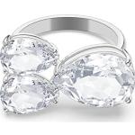 Swarovski Damen-Damenring Metall Kristall 58 Silber 32016357