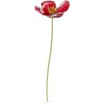 Reduzierte Rote Swarovski Kunstpflanzen & Textilpflanzen mit Blumenmotiv aus Kristall 