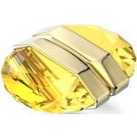 Gelbe Swarovski Magnet-Ohrringe aus Kristall für Damen 