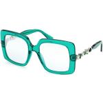 Grüne Swarovski Kunststoffsonnenbrillen 