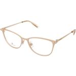 Hellbraune Swarovski Brillenfassungen aus Metall für Damen 