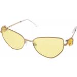 Goldene Swarovski Metallsonnenbrillen für Damen 