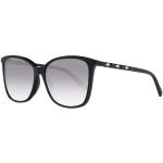Schwarze Swarovski Kunststoffsonnenbrillen für Damen 