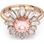 Rosa Elegante Swarovski Vergoldete Ringe vergoldet für Damen 