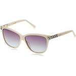Beige Swarovski Cateye Sonnenbrillen für Damen 