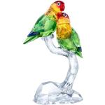 Swarovski Tierfiguren mit Papageienmotiv aus Kristall 