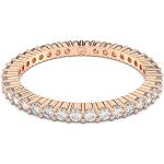 Reduzierte Weiße Swarovski Vergoldete Ringe vergoldet für Damen Größe 60 