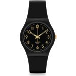 Zweifarbige Swatch Kunststoffarmbanduhren mit Kunststoff-Uhrenglas für Herren 