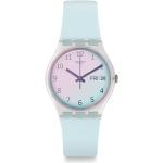 Swatch Kunststoffarmbanduhren mit Kunststoff-Uhrenglas für Damen 