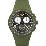 Swatch SUSG406 Herrenuhr Chronograph Nothing Basic About Green