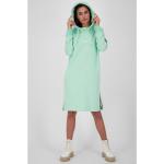 Grüne Langärmelige Alife & Kickin Mini Sweatkleider mit Kapuze für Damen Größe XL 