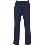 Sweathose TRIGEMA "TRIGEMA Freizeithose aus Sweat-Qualität" blau (navy) Damen Hosen Jogginghosen