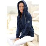 Marineblaue Elbsand Zip Hoodies & Sweatjacken mit Reißverschluss aus Baumwolle für Damen Größe XXL 