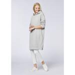 Graue Polo Sylt Sweatkleider aus Baumwollmischung mit Kapuze für Damen Größe XS 