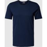 Dunkelblaue Unifarbene Hanro T-Shirts aus Baumwolle für Herren Größe XL 