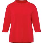 Rote 3/4-ärmelige Via Appia Due Damensweatshirts maschinenwaschbar Große Größen 