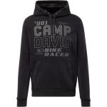 Reduzierte Schwarze Camp David Herrensweatshirts mit Kapuze Größe S Große Größen 
