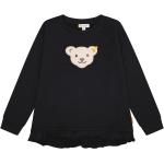 Marineblaue Bestickte Steiff Kids Collection Kindersweatshirts für Mädchen Größe 98 