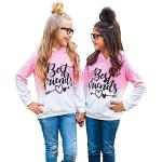 Pinke Wasserdichte Kinderjeansjacken aus Denim für Mädchen für den für den Herbst 