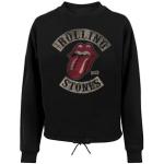Schwarze Oversize F4nt4stic Rolling Stones Damenfanshirts Größe XS 