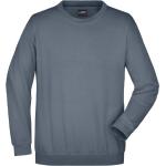 Anthrazitfarbene Sweatshirts aus Baumwolle Größe 5 XL 