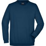 Petrolfarbene Sweatshirts aus Baumwolle Größe 5 XL 