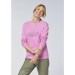 Reduzierte Pinke Gardena Nachhaltige Damensweatshirts mit Knopf aus Baumwollmischung Größe M 