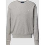 Hellgraue Unifarbene Ralph Lauren Polo Ralph Lauren Herrensweatshirts aus Baumwolle Größe M 