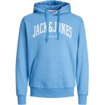 Reduzierte Weiße Langärmelige Jack & Jones Herrensweatshirts mit Kapuze Größe XS 