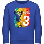 Royalblaue Motiv shirtracer Feuerwehrmann Sam Kinderhoodies & Kapuzenpullover für Kinder Größe 104 