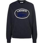 Reduzierte Marineblaue Lacoste Damensweatshirts aus Baumwolle maschinenwaschbar Größe M für den für den Herbst 