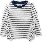 Silberne Gestreifte TCHIBO Bio Kindersweatshirts aus Baumwolle Größe 122 