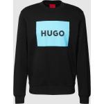 Schwarze HUGO BOSS BOSS Black Herrensweatshirts aus Baumwolle Größe XL 