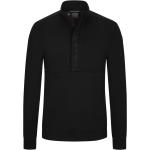 Reduzierte Schwarze PAUL & SHARK Stehkragen Herrensweatshirts mit Reißverschluss aus Baumwolle maschinenwaschbar Größe XL für den für den Herbst 
