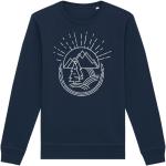 Reduzierte Dunkelblaue Vegane Bio Nachhaltige Damensweatshirts aus Baumwolle Größe M 