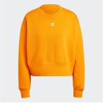 Orange adidas Nachhaltige Rundhals-Ausschnitt Damensweatshirts Größe XL 