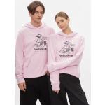Reduzierte Rosa Reebok Herrensweatshirts mit Skater-Motiv Übergrößen 