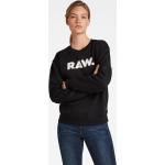 Schwarze G-Star Raw Rundhals-Ausschnitt Damensweatshirts mit Kapuze Größe S für den für den Herbst 