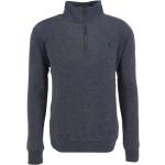 Graue Ralph Lauren Stehkragen Herrensweatshirts mit Kapuze Größe XXL 