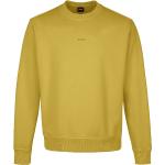 Reduzierte Gelbe HUGO BOSS BOSS Herrensweatshirts aus Baumwolle maschinenwaschbar 