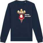 Reduzierte Dunkelblaue Vegane Bio Nachhaltige Damensweatshirts aus Baumwolle Größe M zum Oktoberfest 