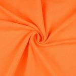 Orange Unifarbene Sweatstoffe & Nickistoffe 