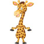 Wandtattoos Tiere mit Giraffen-Motiv 